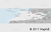 Gray Panoramic Map of Clare