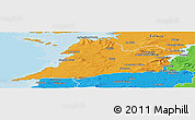 Political Panoramic Map of Clare