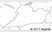 Blank Simple Map of Clare, no labels