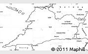 Blank Simple Map of Clare