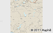 Shaded Relief Map of Midlands