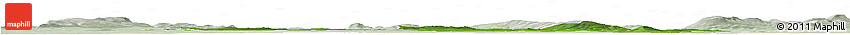 Satellite Horizon Map of Roscommon, lighten
