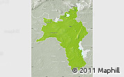 Physical Map of Roscommon, lighten, semi-desaturated