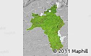 Satellite Map of Roscommon, lighten, desaturated