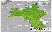 Satellite Panoramic Map of Roscommon, lighten, desaturated