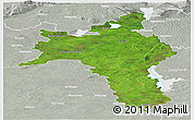 Satellite Panoramic Map of Roscommon, lighten, semi-desaturated