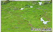 Satellite Panoramic Map of Roscommon