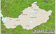 Shaded Relief 3D Map of Westmeath, satellite outside