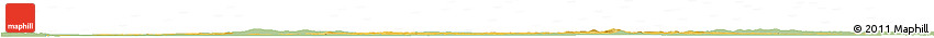 Savanna Style Horizon Map of Westmeath, single color outside