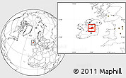 Blank Location Map of Westmeath