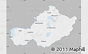 Gray Map of Westmeath, single color outside