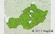 Satellite Map of Westmeath, lighten
