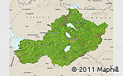 Satellite Map of Westmeath, shaded relief outside