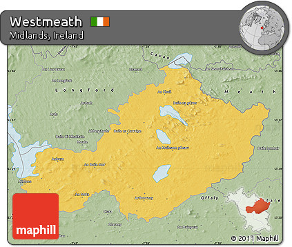 Savanna Style Map of Westmeath