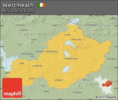 Savanna Style Map of Westmeath