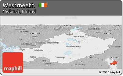 Gray Panoramic Map of Westmeath