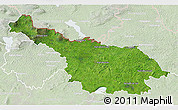 Satellite 3D Map of Cavan, lighten
