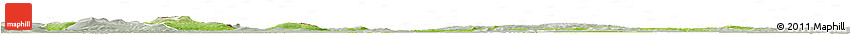 Physical Horizon Map of Cavan, lighten, semi-desaturated