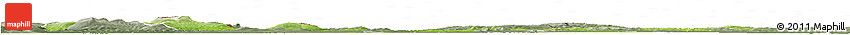 Physical Horizon Map of Cavan, semi-desaturated