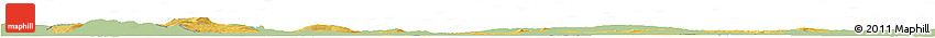 Savanna Style Horizon Map of Cavan, single color outside