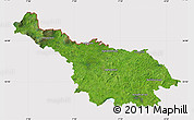 Satellite Map of Cavan, cropped outside