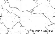 Blank Simple Map of Cavan, no labels