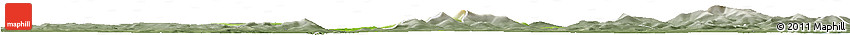 Physical Horizon Map of Carlow, semi-desaturated