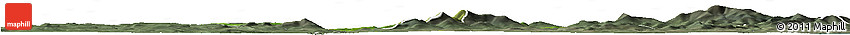 Satellite Horizon Map of Carlow, semi-desaturated