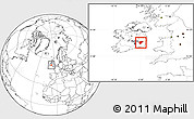 Blank Location Map of Carlow