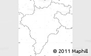 Blank Simple Map of Carlow, no labels