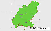 Political Simple Map of Wexford, cropped outside