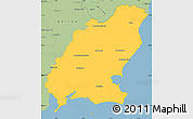Savanna Style Simple Map of Wexford