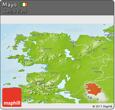 Physical 3D Map of Mayo