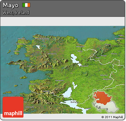 Satellite 3D Map of Mayo