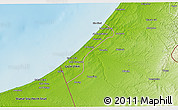 Physical 3D Map of Gaza