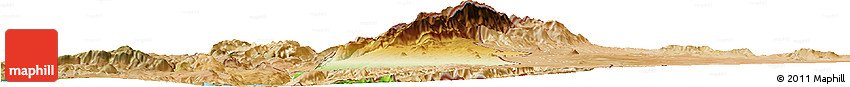 Physical Horizon Map of Golan, satellite outside