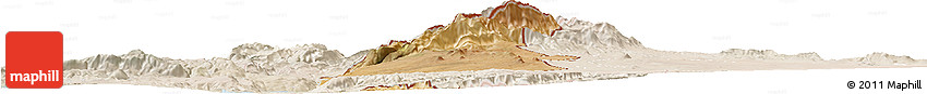Satellite Horizon Map of Golan, lighten