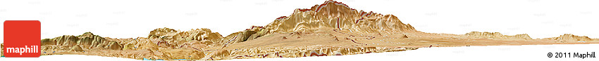 Satellite Horizon Map of Golan