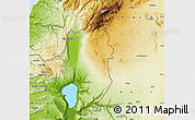 Physical Map of Golan