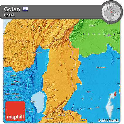 Political Map of Golan