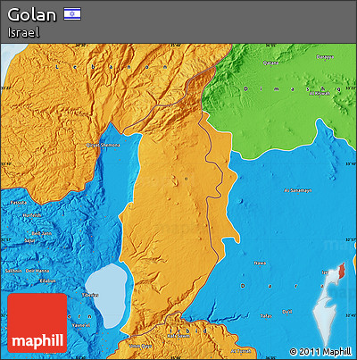 Political Map of Golan