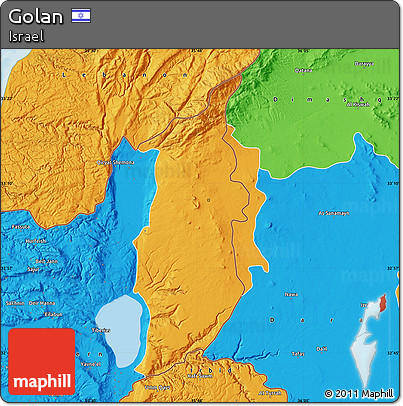 Political Map of Golan