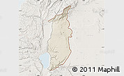 Shaded Relief Map of Golan, lighten