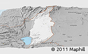 Gray Panoramic Map of Golan