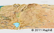 Satellite Panoramic Map of Golan