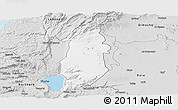 Silver Style Panoramic Map of Golan