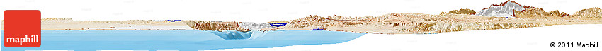 Flag Horizon Map of Israel, satellite outside, bathymetry sea