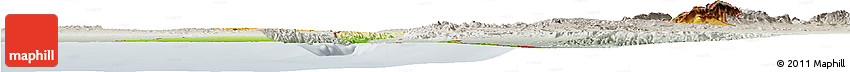 Physical Horizon Map of Israel, lighten, semi-desaturated
