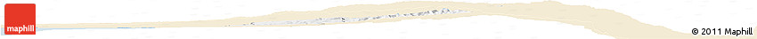 Classic Style Horizon Map of Jerusalem, single color outside