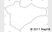 Blank Simple Map of Jerusalem, cropped outside, no labels